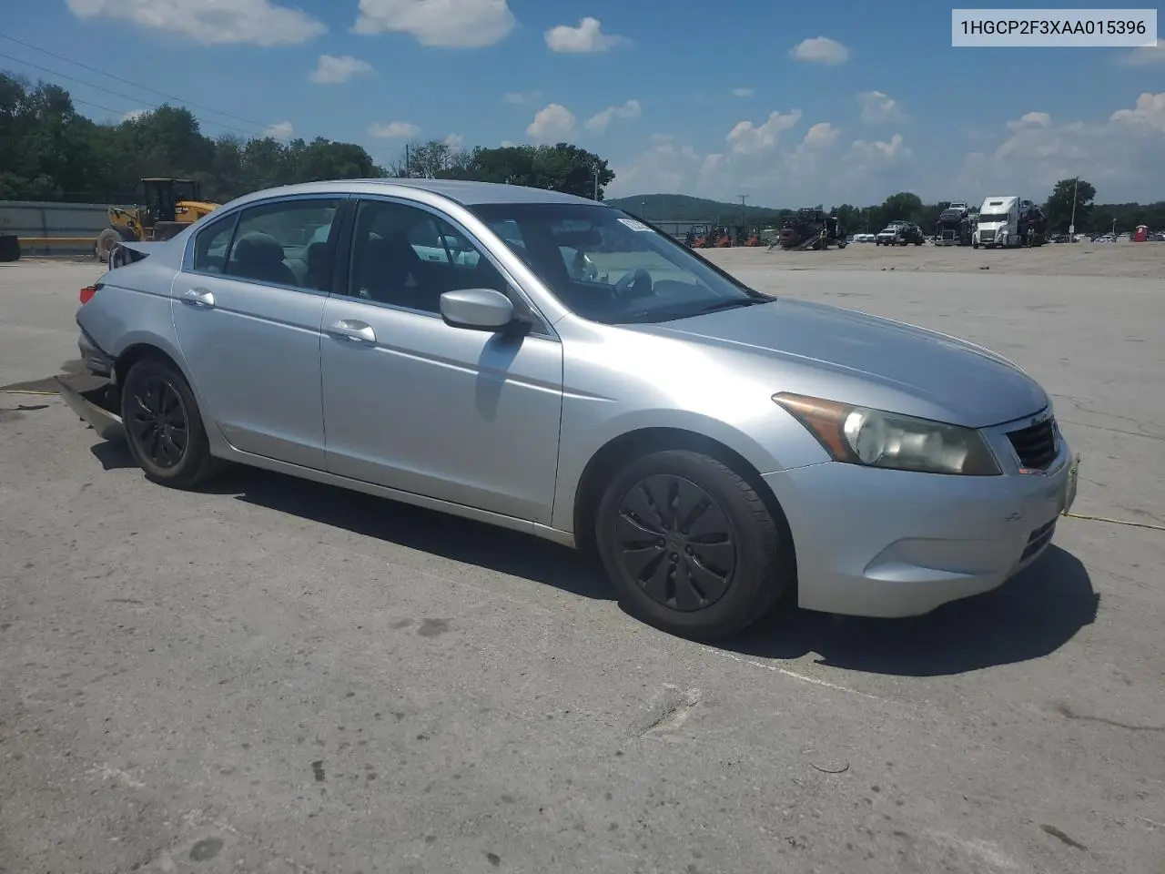 2010 Honda Accord Lx VIN: 1HGCP2F3XAA015396 Lot: 62292325