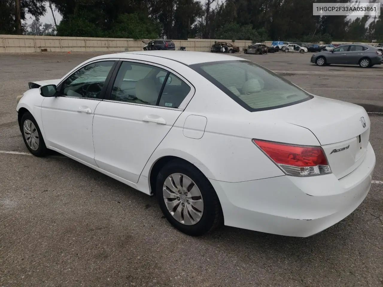 2010 Honda Accord Lx VIN: 1HGCP2F33AA053861 Lot: 62416465