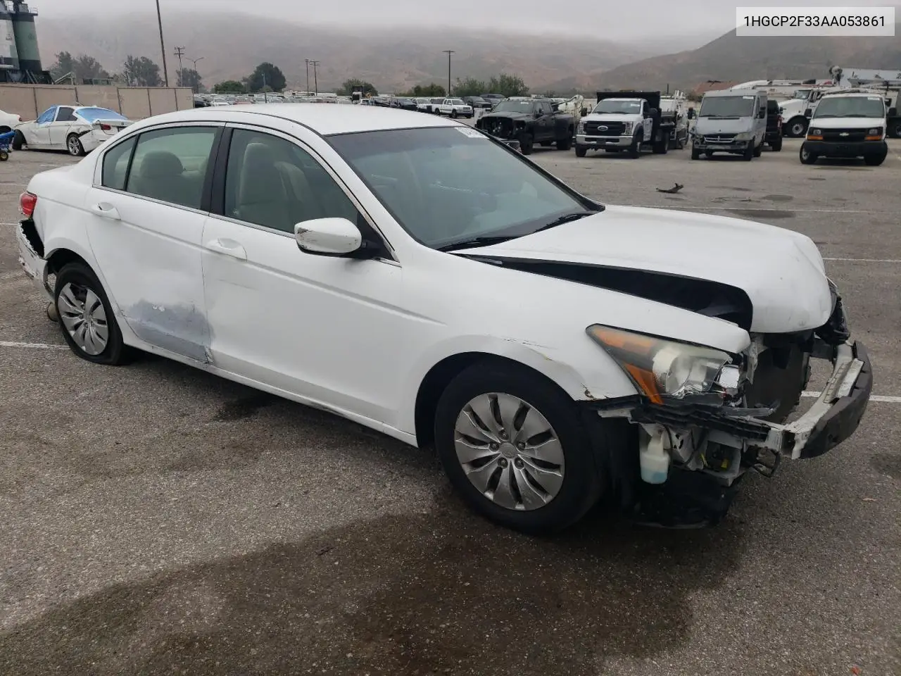 2010 Honda Accord Lx VIN: 1HGCP2F33AA053861 Lot: 62416465