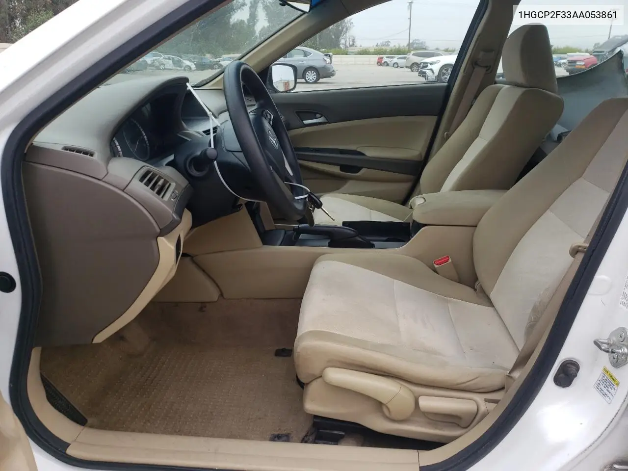 2010 Honda Accord Lx VIN: 1HGCP2F33AA053861 Lot: 62416465