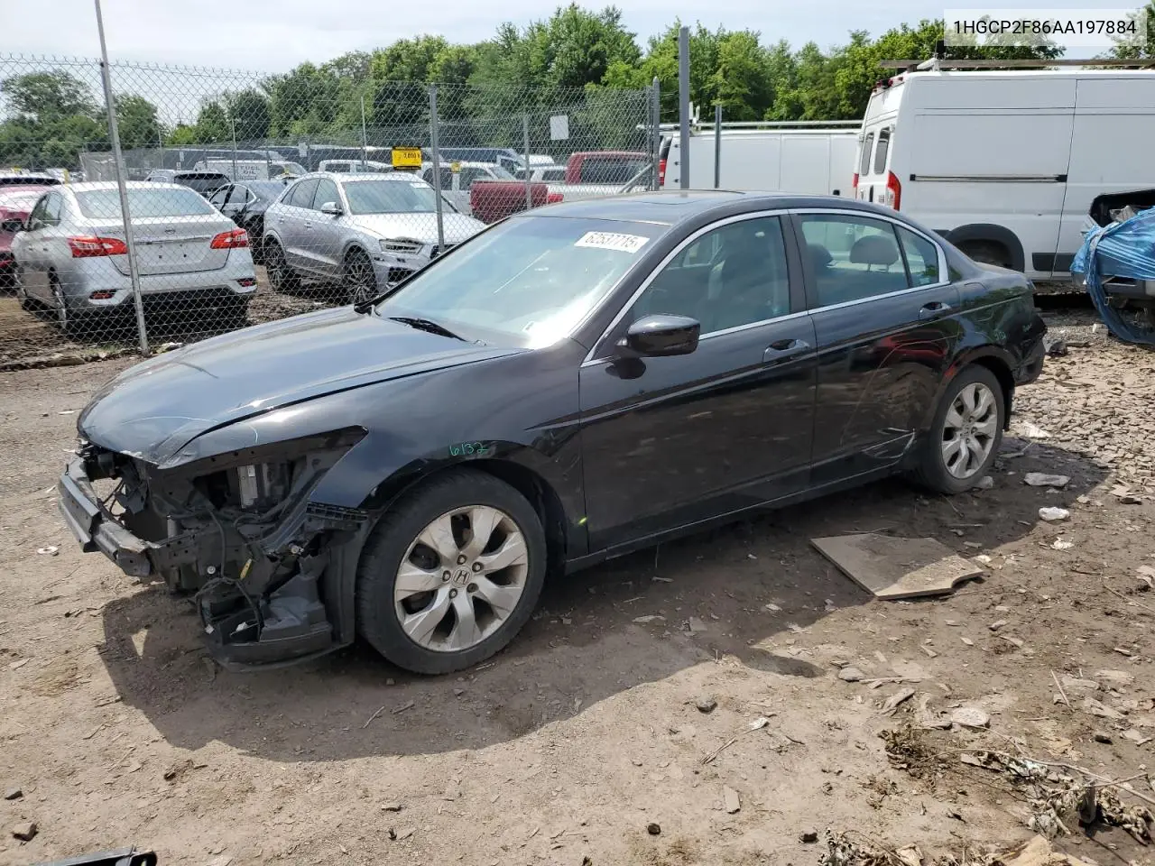 2010 Honda Accord Exl VIN: 1HGCP2F86AA197884 Lot: 62537715