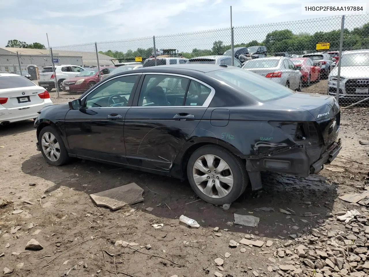 2010 Honda Accord Exl VIN: 1HGCP2F86AA197884 Lot: 62537715