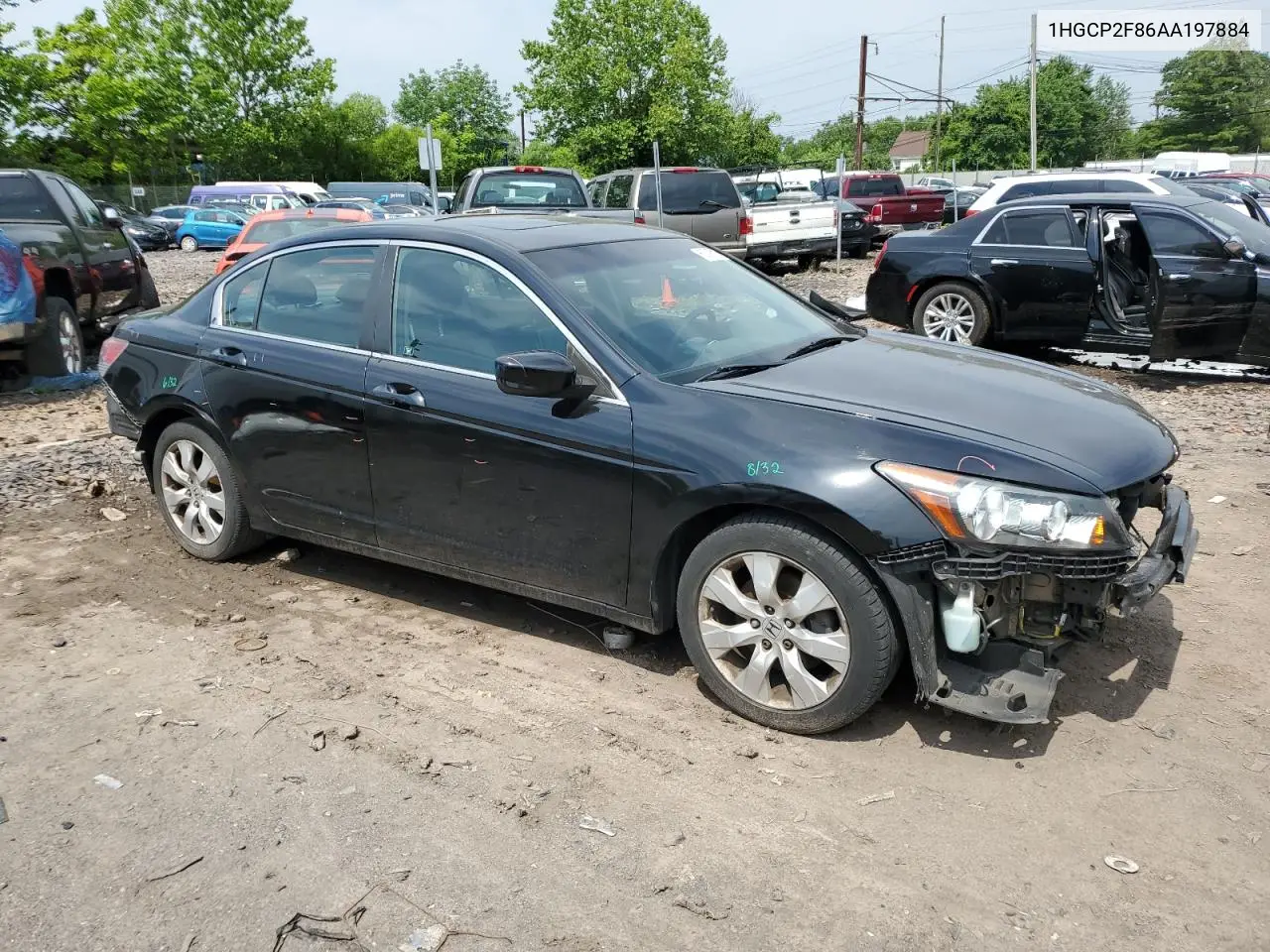 2010 Honda Accord Exl VIN: 1HGCP2F86AA197884 Lot: 62537715