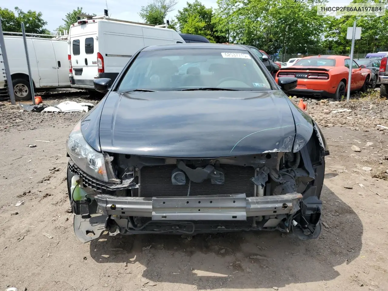 2010 Honda Accord Exl VIN: 1HGCP2F86AA197884 Lot: 62537715