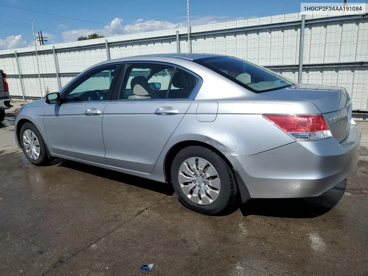 2010 Honda Accord Lx VIN: 1HGCP2F34AA191084 Lot: 62704225