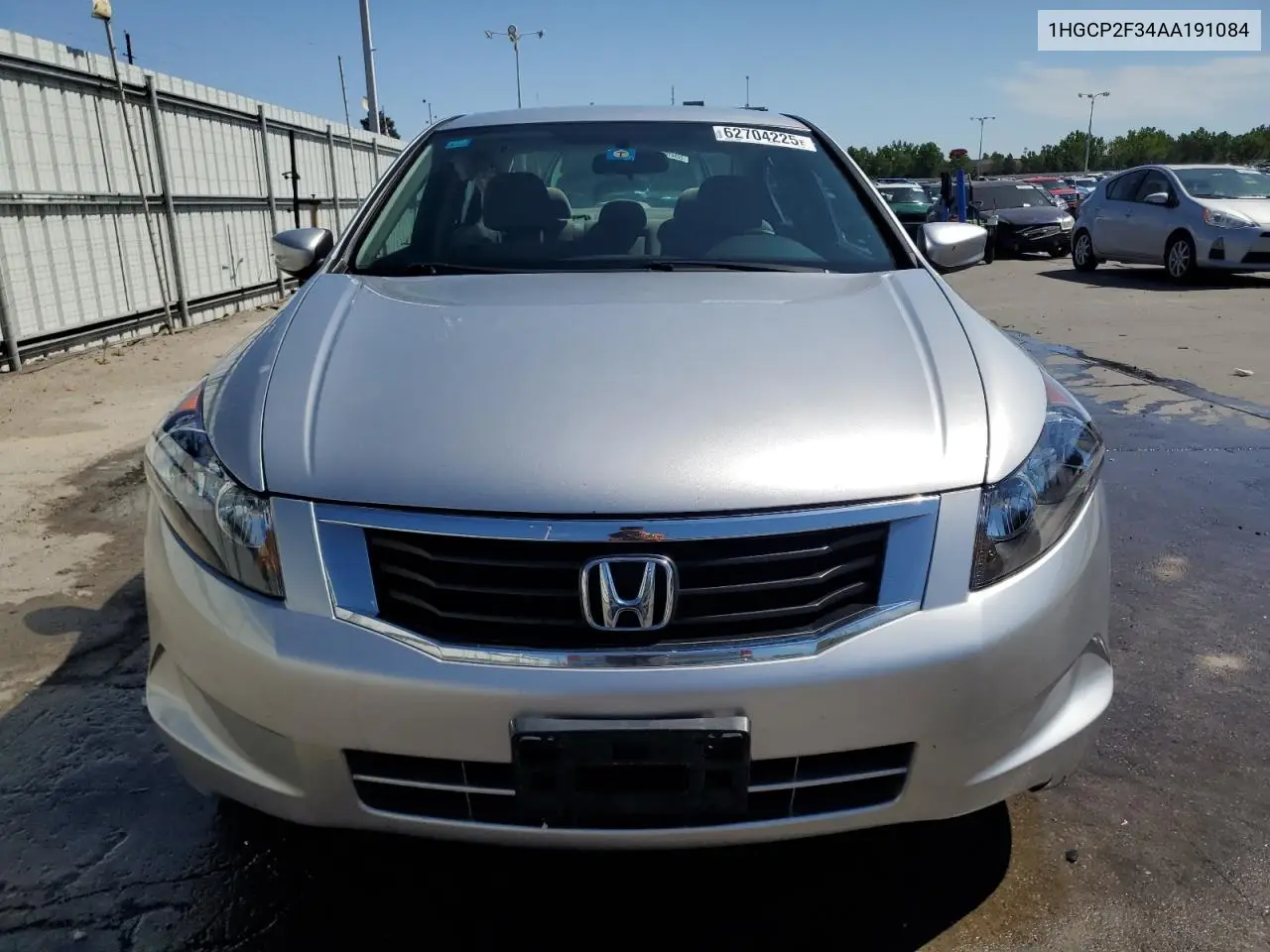 2010 Honda Accord Lx VIN: 1HGCP2F34AA191084 Lot: 62704225