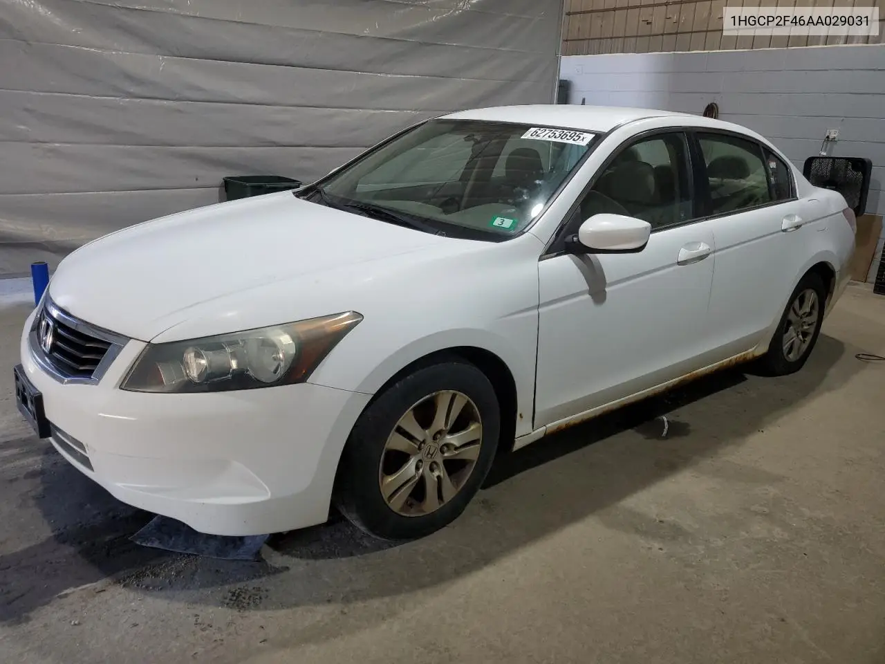 2010 Honda Accord Lxp VIN: 1HGCP2F46AA029031 Lot: 62753695