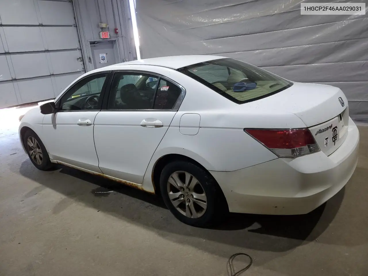 2010 Honda Accord Lxp VIN: 1HGCP2F46AA029031 Lot: 62753695