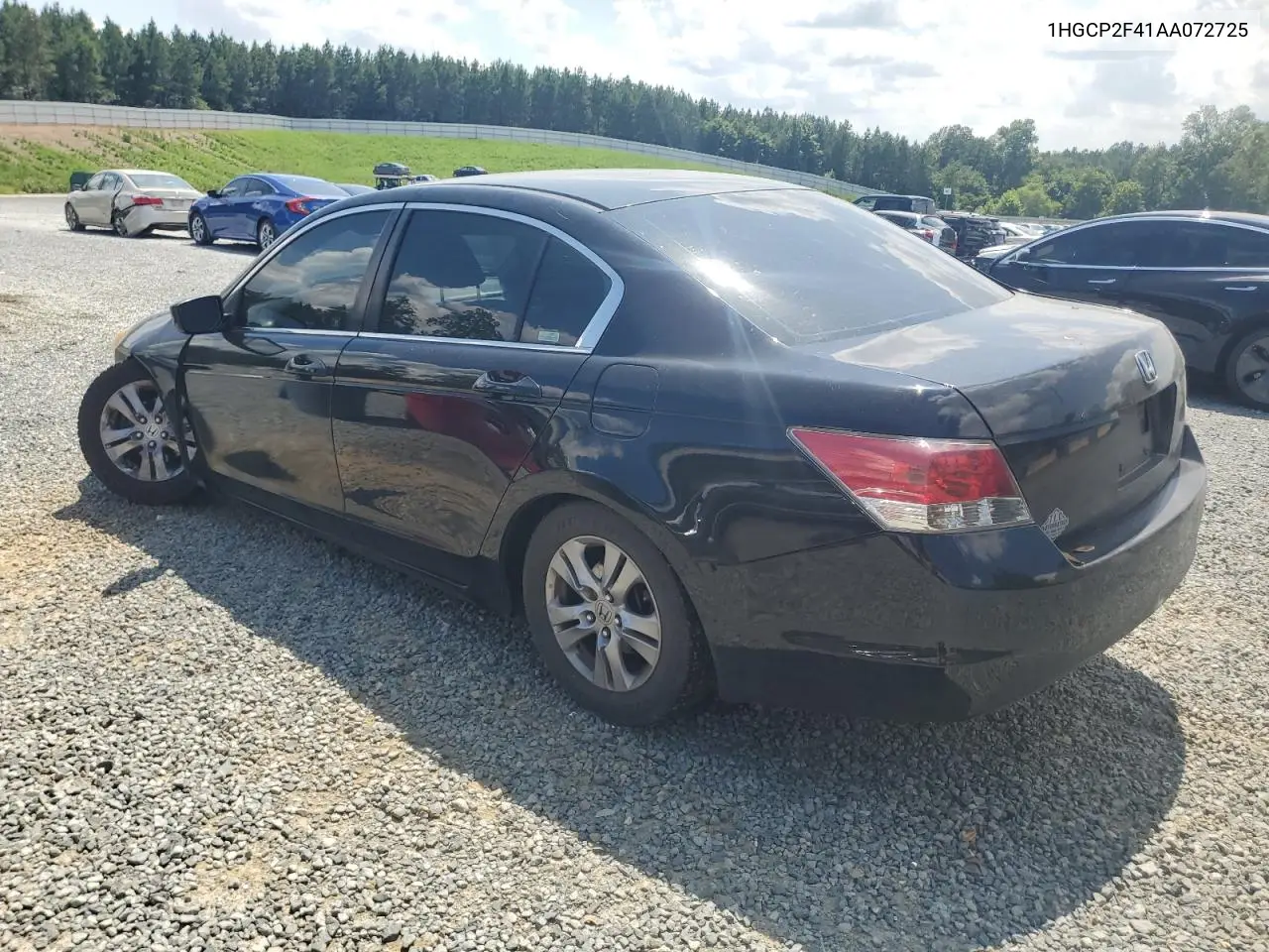 2010 Honda Accord Lxp VIN: 1HGCP2F41AA072725 Lot: 62827705