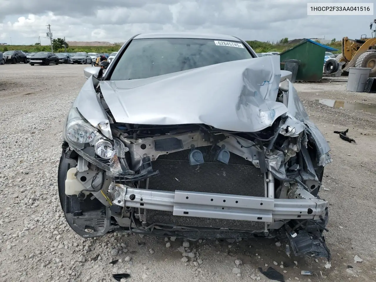 2010 Honda Accord Lx VIN: 1HGCP2F33AA041516 Lot: 62845745