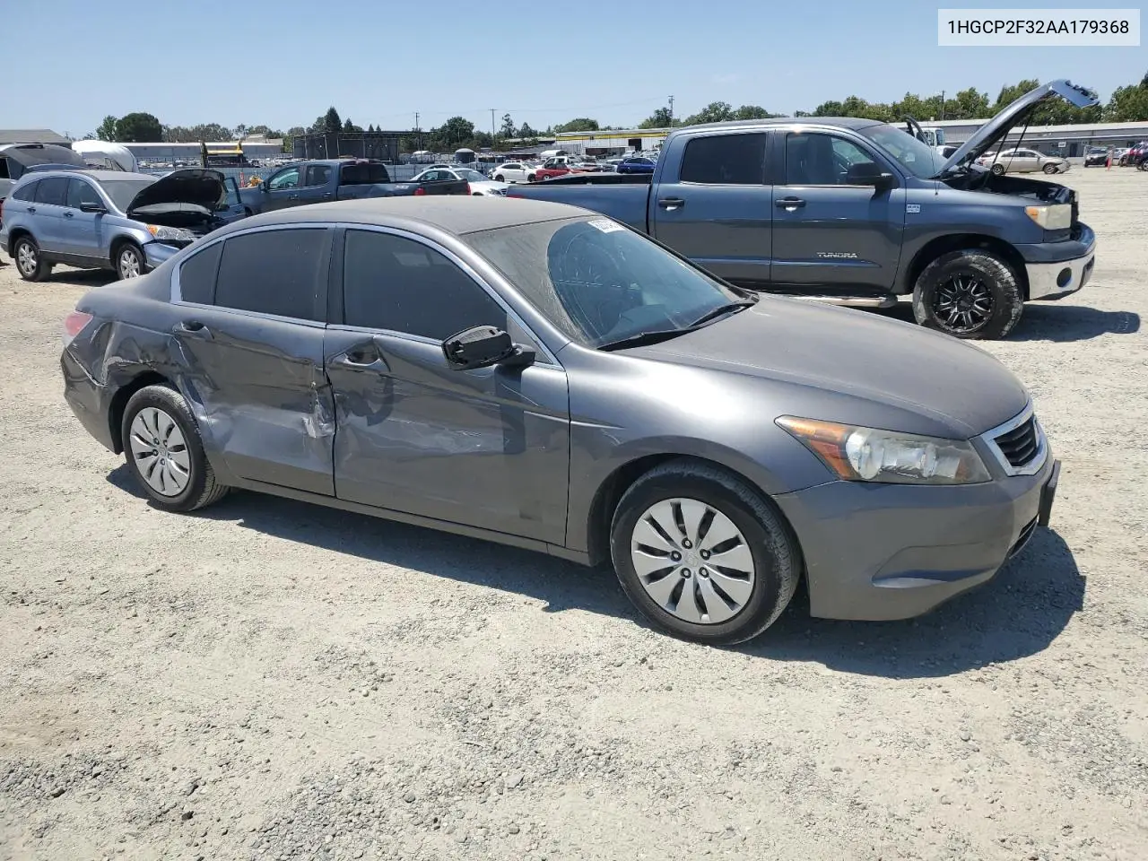 2010 Honda Accord Lx VIN: 1HGCP2F32AA179368 Lot: 62879425