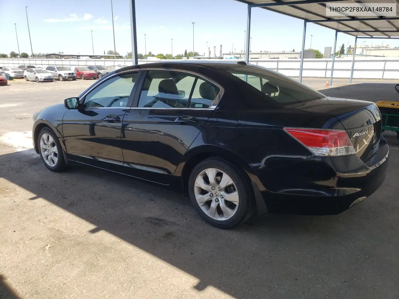 2010 Honda Accord Exl VIN: 1HGCP2F8XAA148784 Lot: 63034645