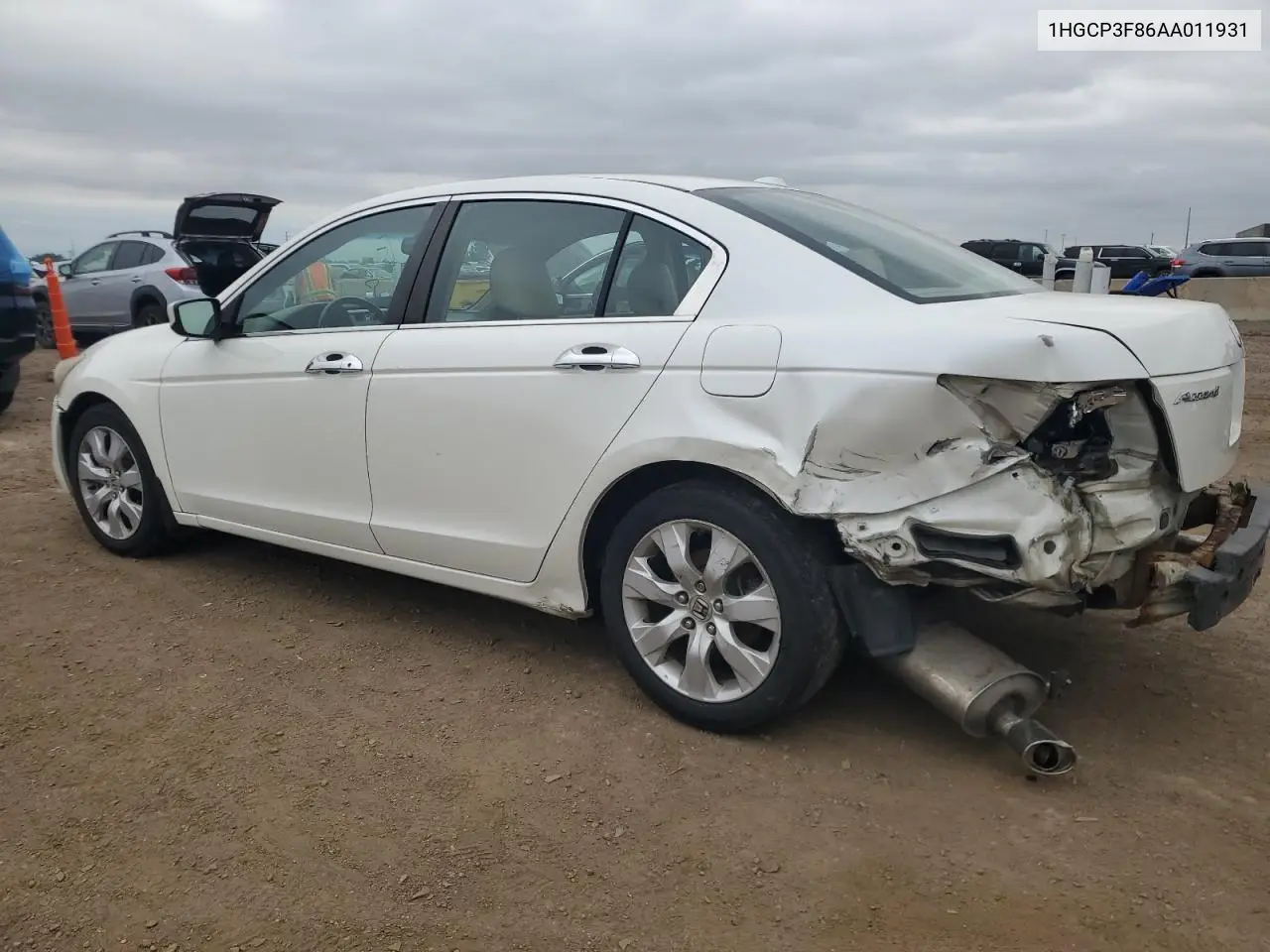 2010 Honda Accord Exl VIN: 1HGCP3F86AA011931 Lot: 63105755