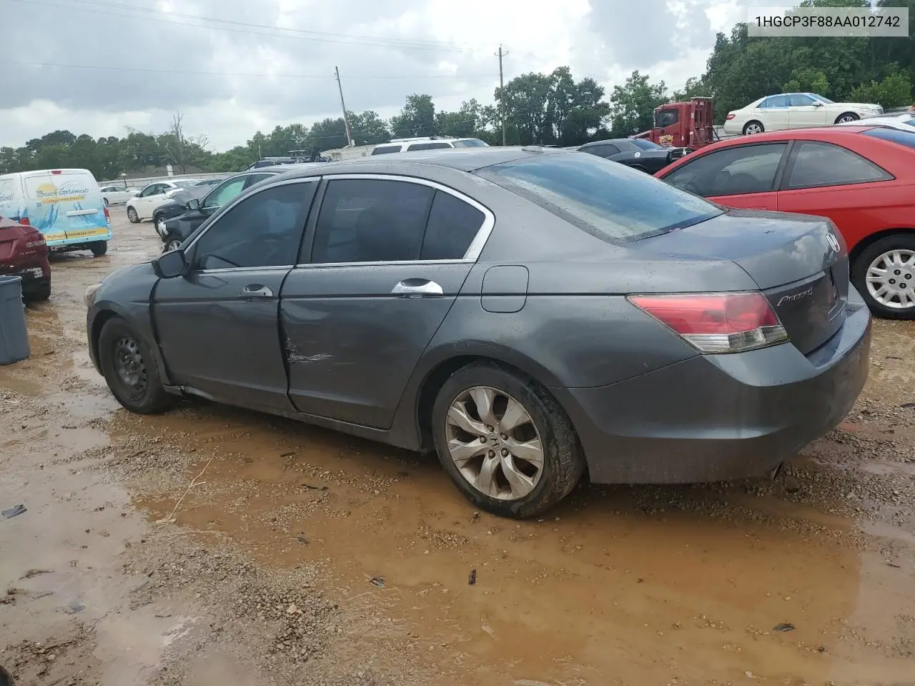 2010 Honda Accord Exl VIN: 1HGCP3F88AA012742 Lot: 63139605