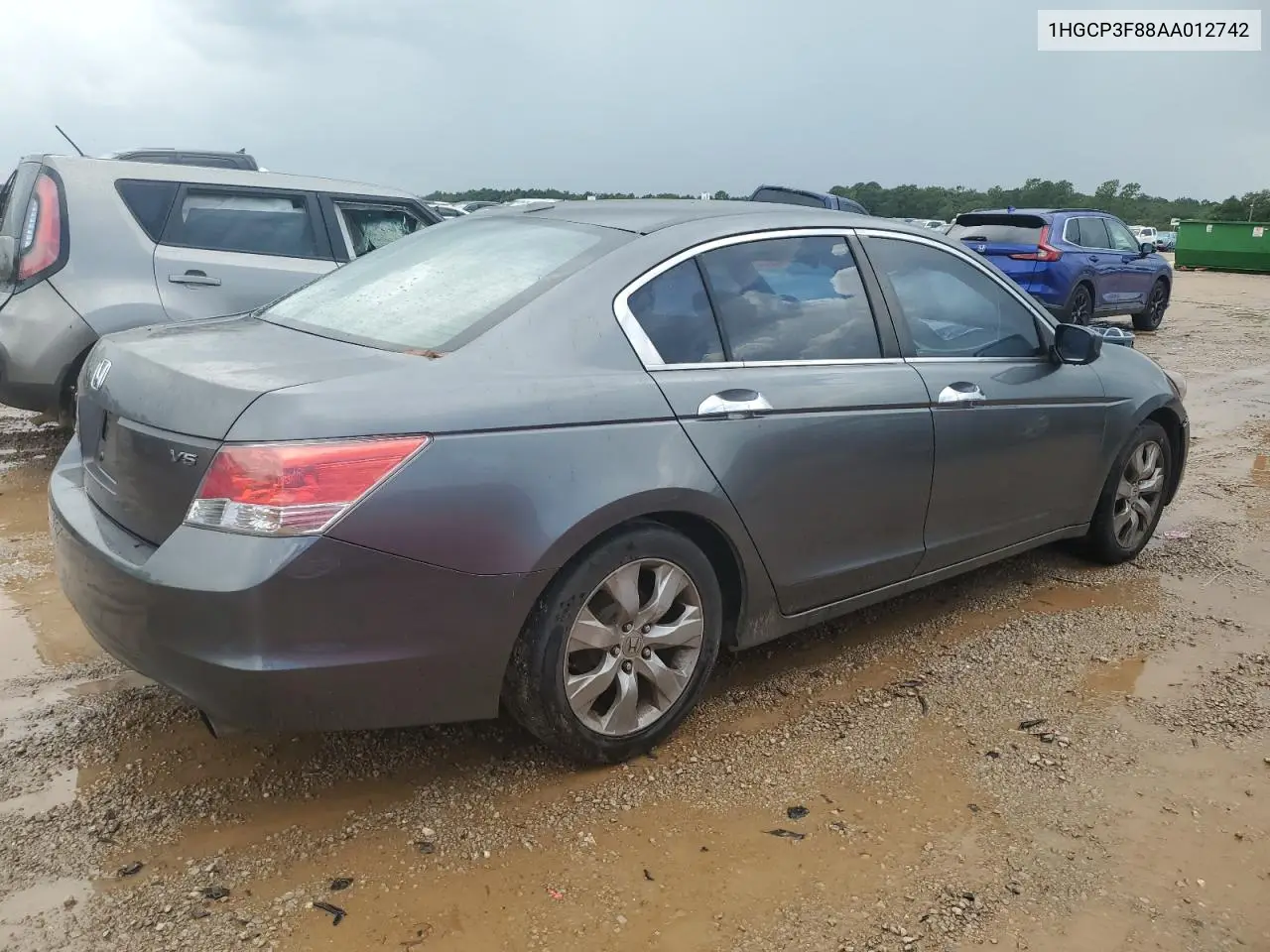 2010 Honda Accord Exl VIN: 1HGCP3F88AA012742 Lot: 63139605