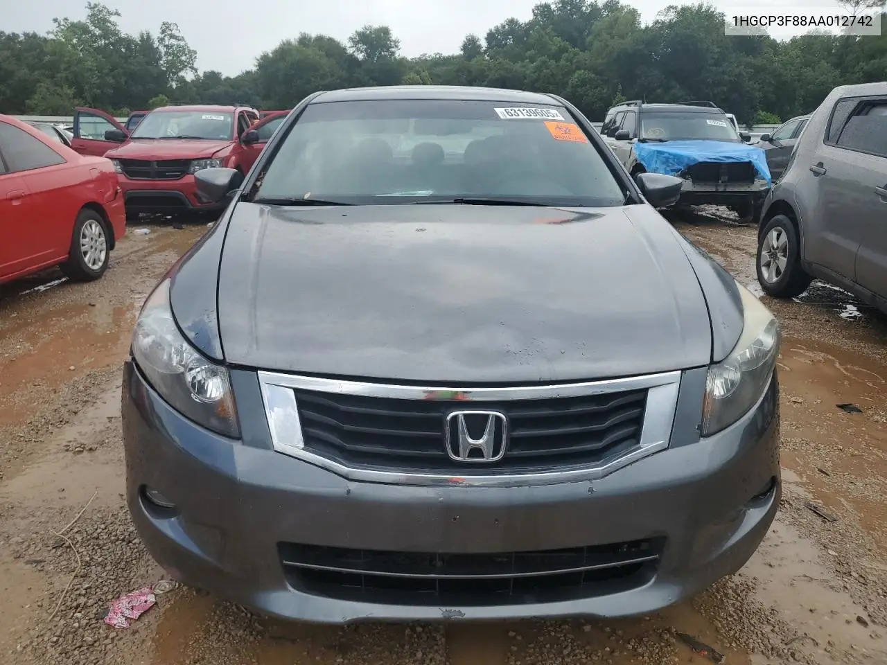 2010 Honda Accord Exl VIN: 1HGCP3F88AA012742 Lot: 63139605