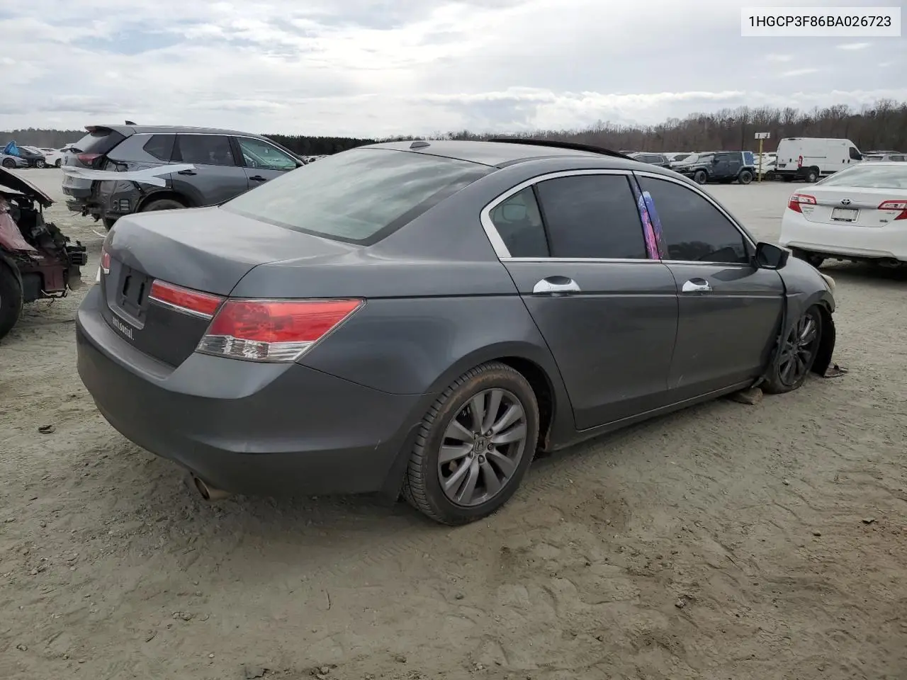 2011 Honda Accord Exl VIN: 1HGCP3F86BA026723 Lot: 47724075