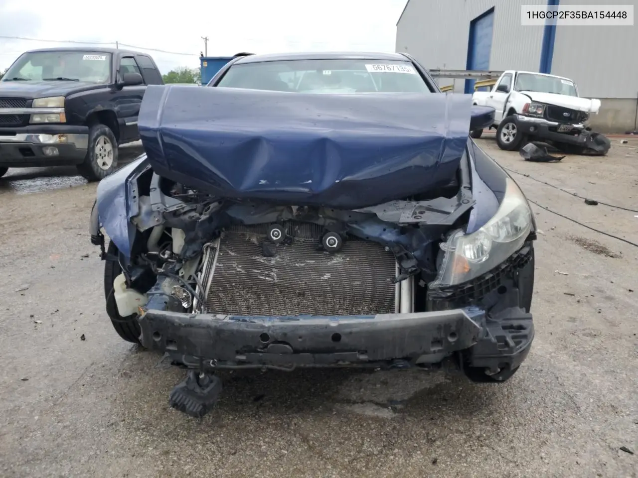 2011 Honda Accord Lx VIN: 1HGCP2F35BA154448 Lot: 56767135