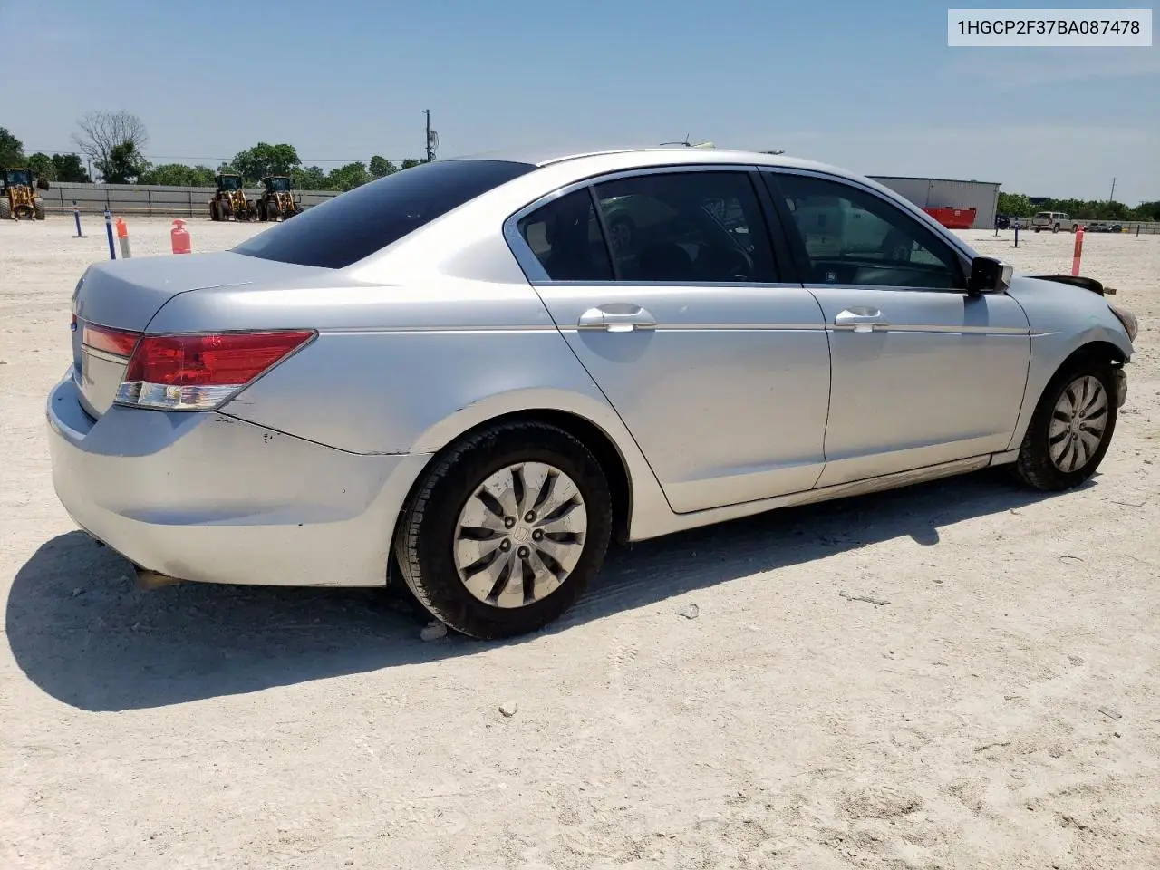 2011 Honda Accord Lx VIN: 1HGCP2F37BA087478 Lot: 57077775