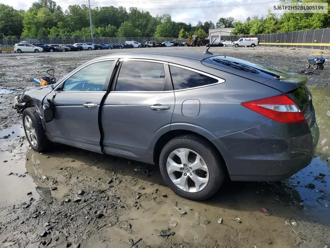 2011 Honda Accord Crosstour Exl VIN: 5J6TF2H52BL005199 Lot: 57080375