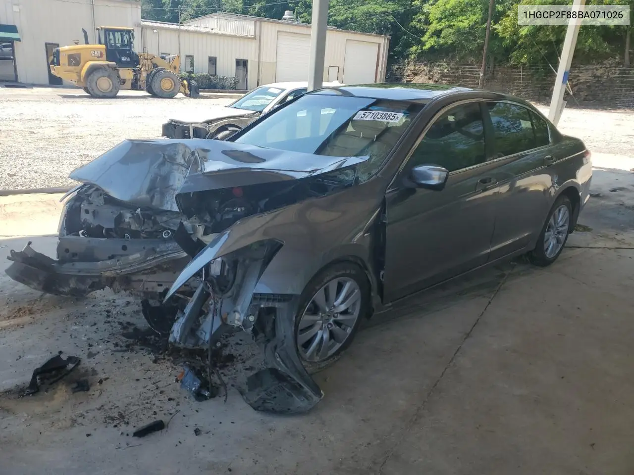 2011 Honda Accord Exl VIN: 1HGCP2F88BA071026 Lot: 57103885