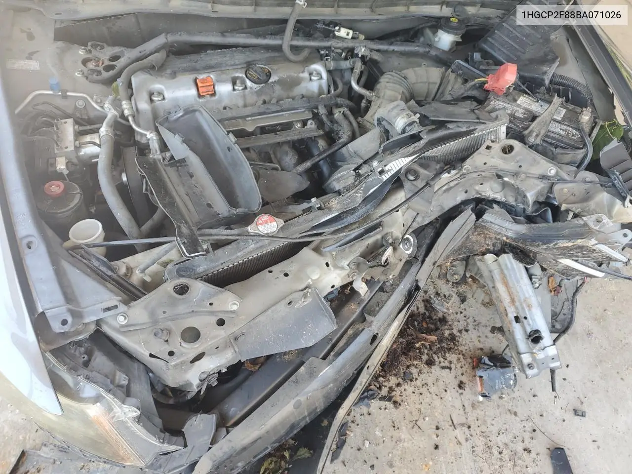 2011 Honda Accord Exl VIN: 1HGCP2F88BA071026 Lot: 57103885