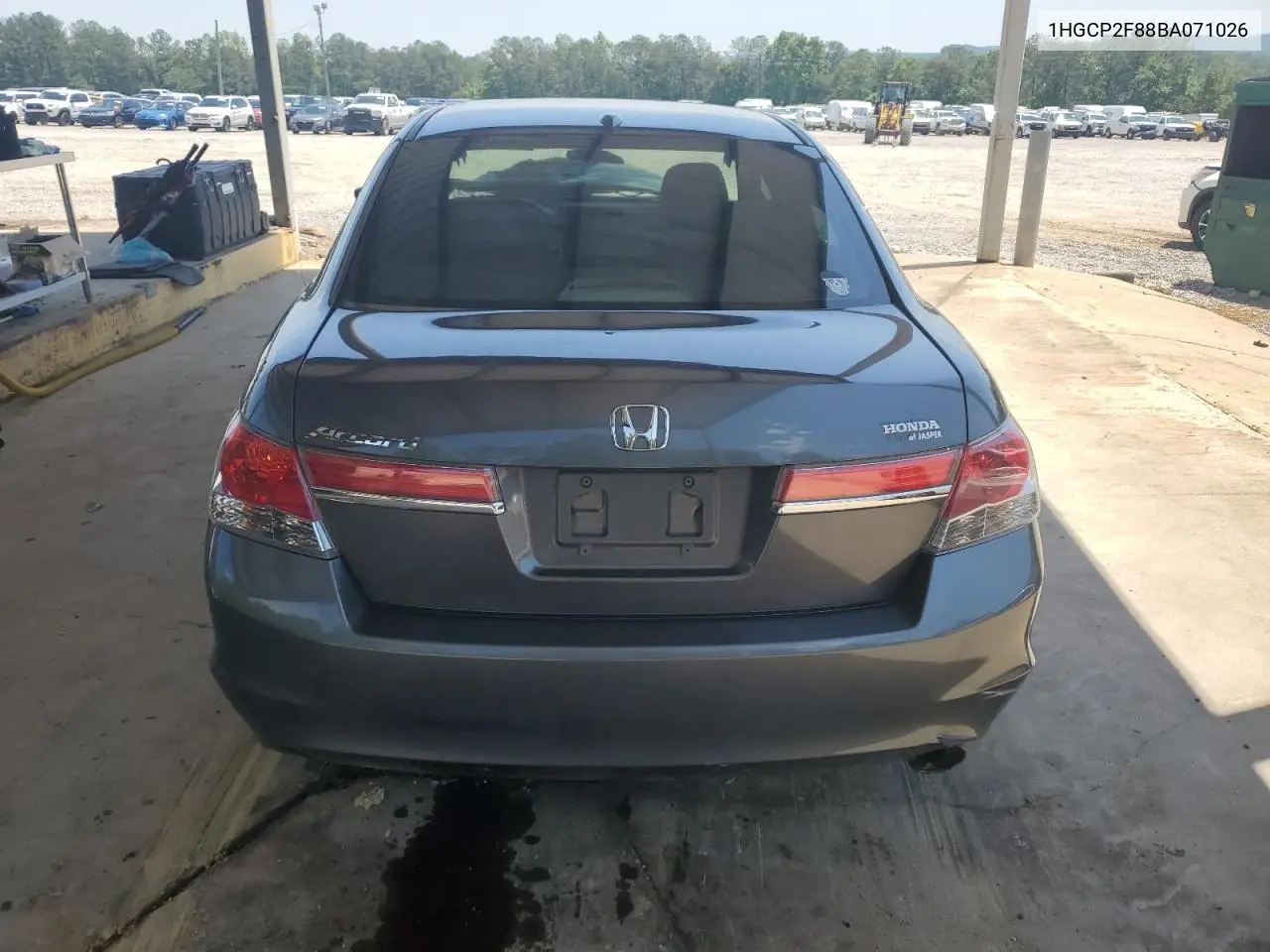 2011 Honda Accord Exl VIN: 1HGCP2F88BA071026 Lot: 57103885