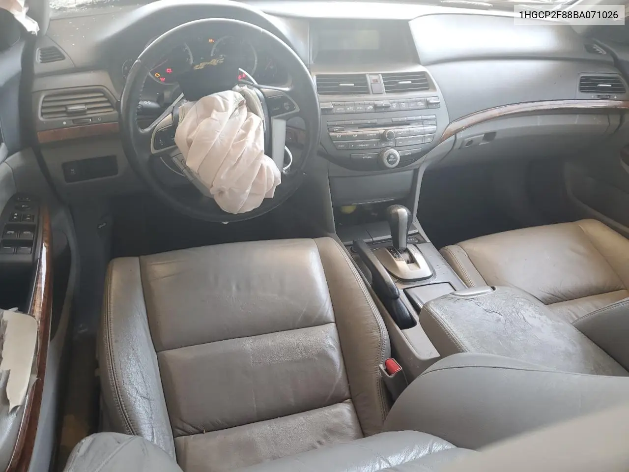 2011 Honda Accord Exl VIN: 1HGCP2F88BA071026 Lot: 57103885