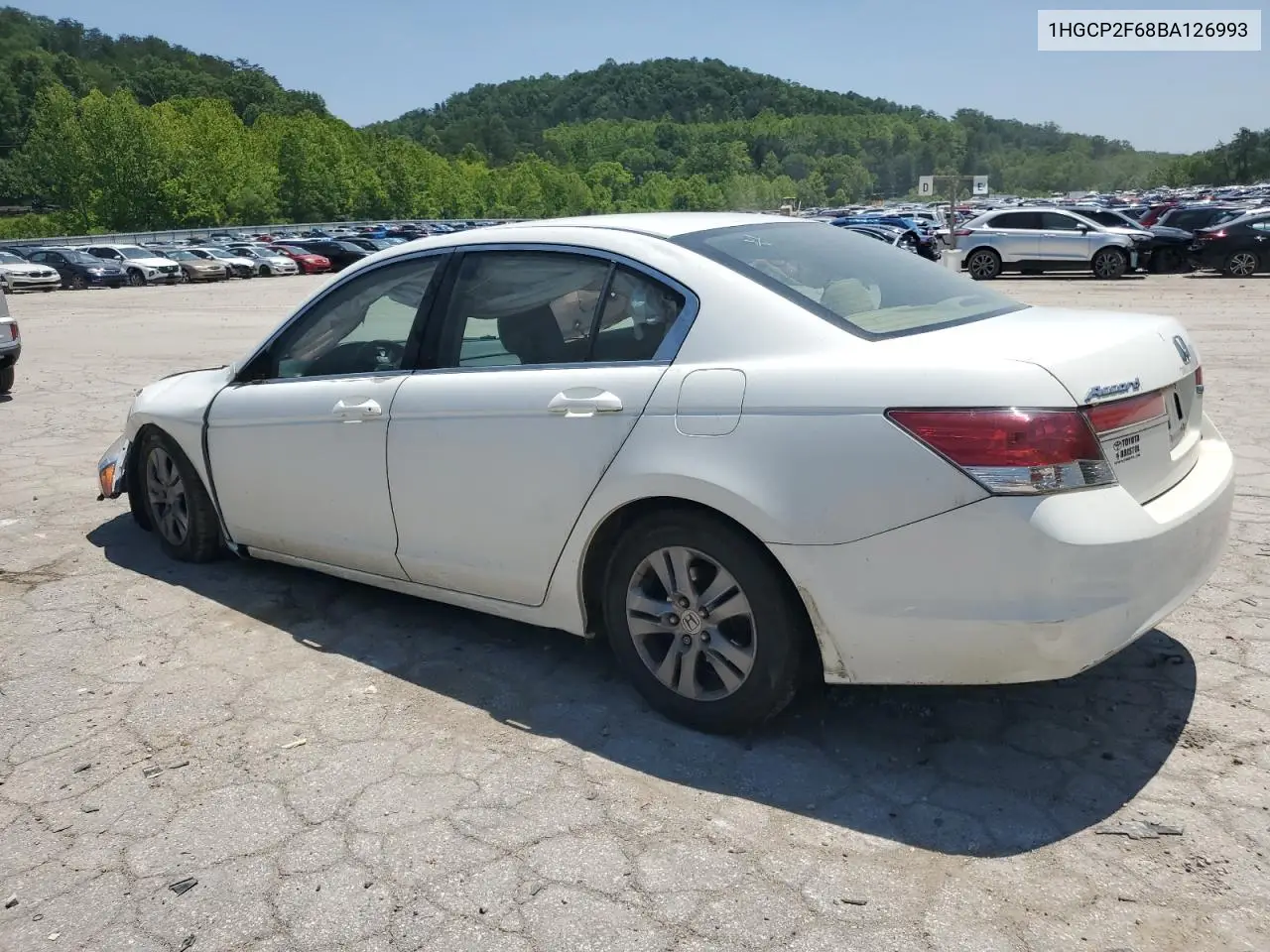 2011 Honda Accord Se VIN: 1HGCP2F68BA126993 Lot: 58605295