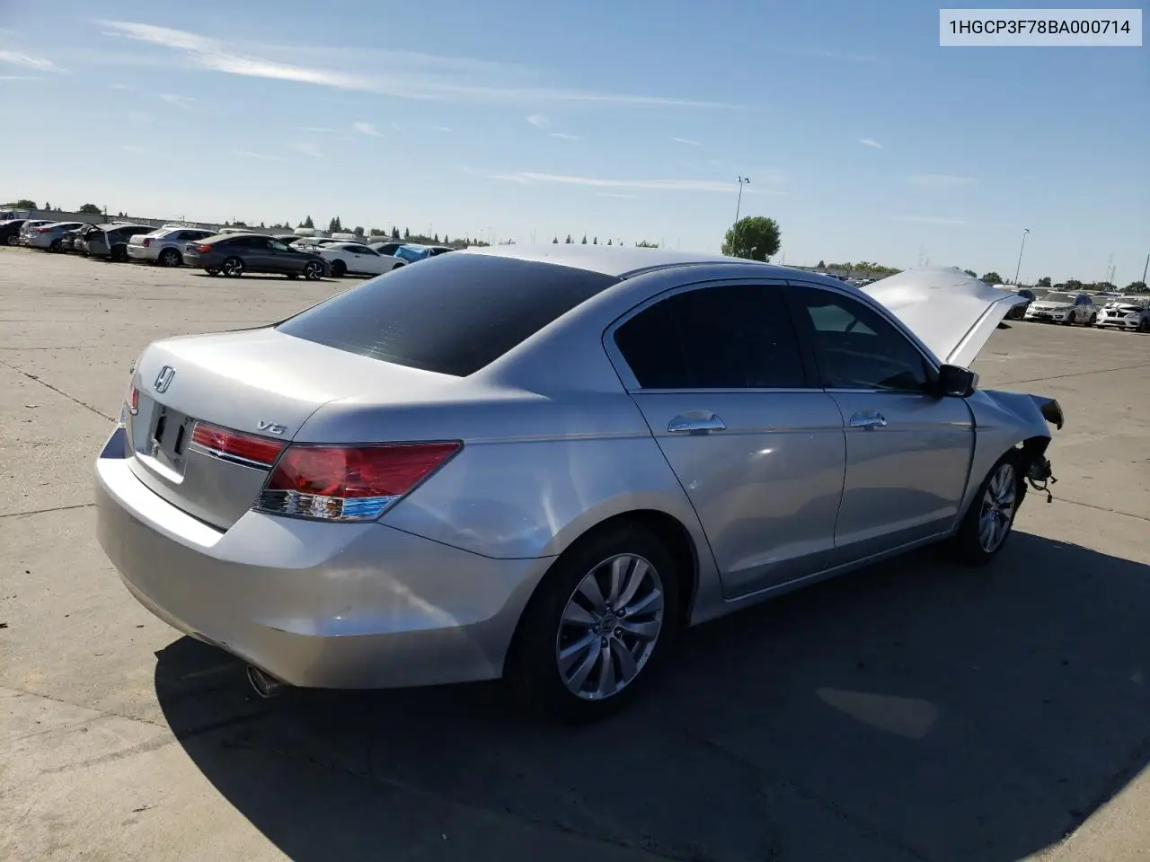 2011 Honda Accord Ex VIN: 1HGCP3F78BA000714 Lot: 61049185
