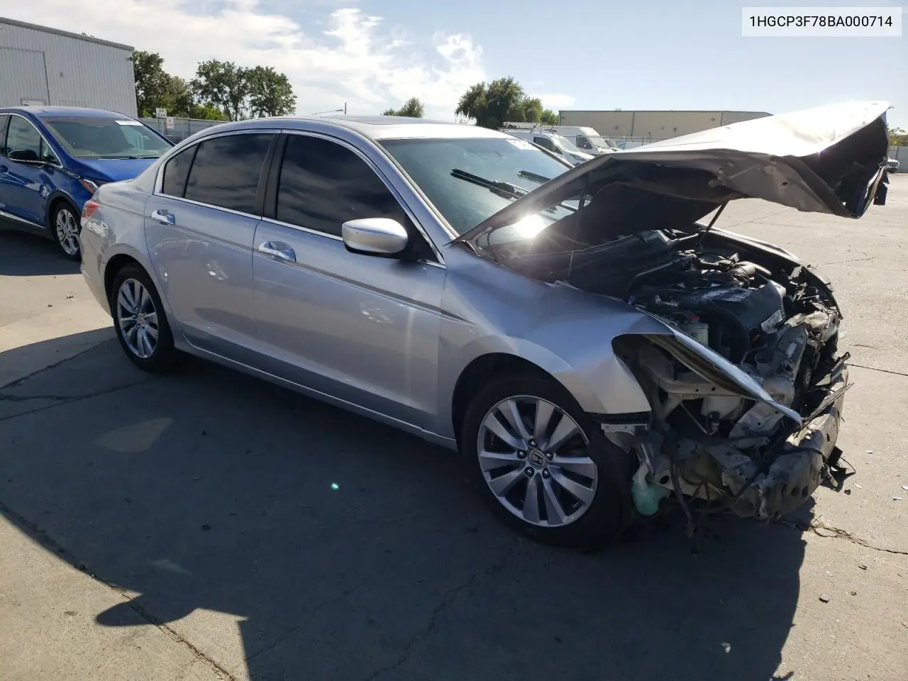 2011 Honda Accord Ex VIN: 1HGCP3F78BA000714 Lot: 61049185