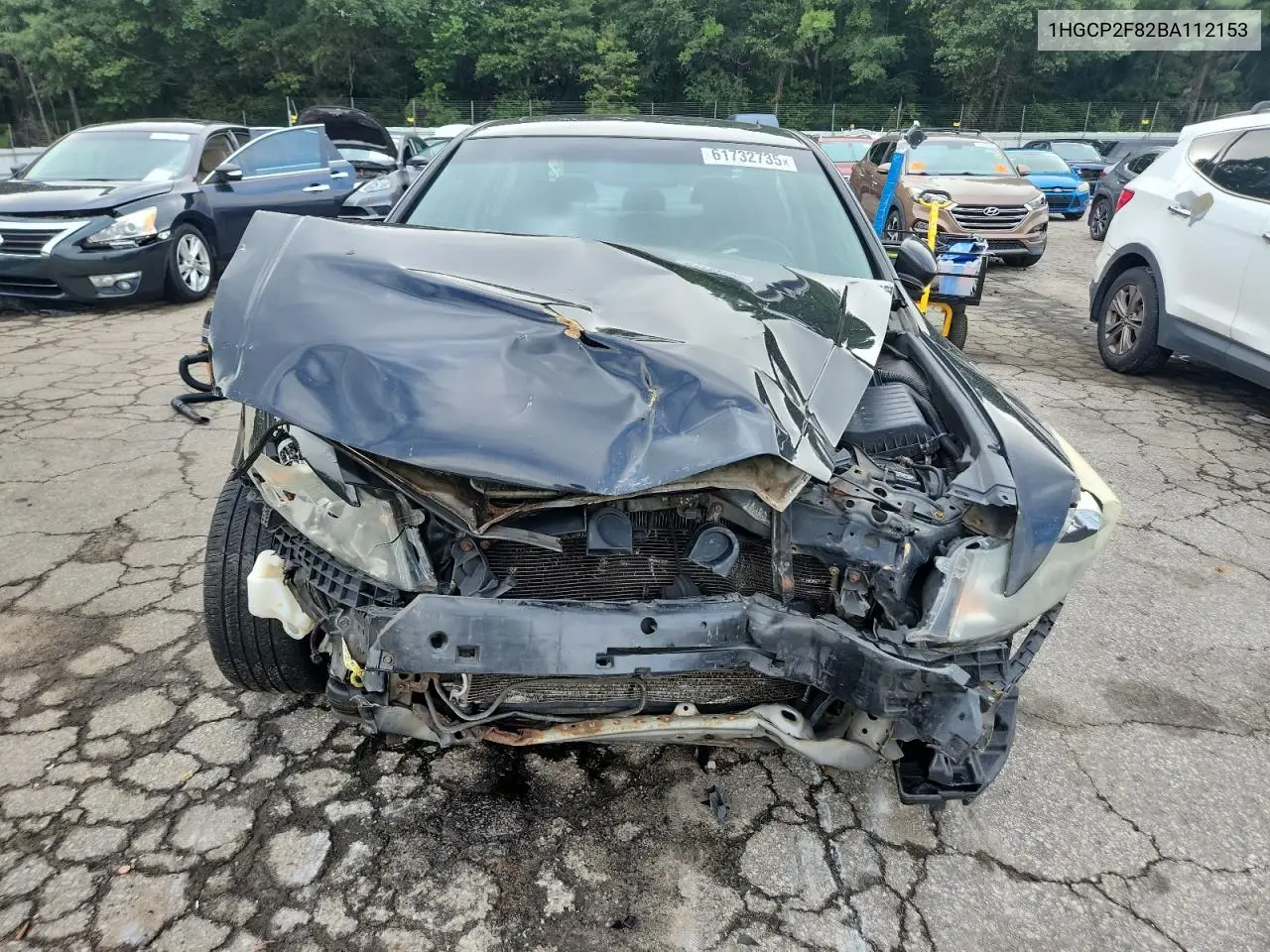 2011 Honda Accord Exl VIN: 1HGCP2F82BA112153 Lot: 61732735