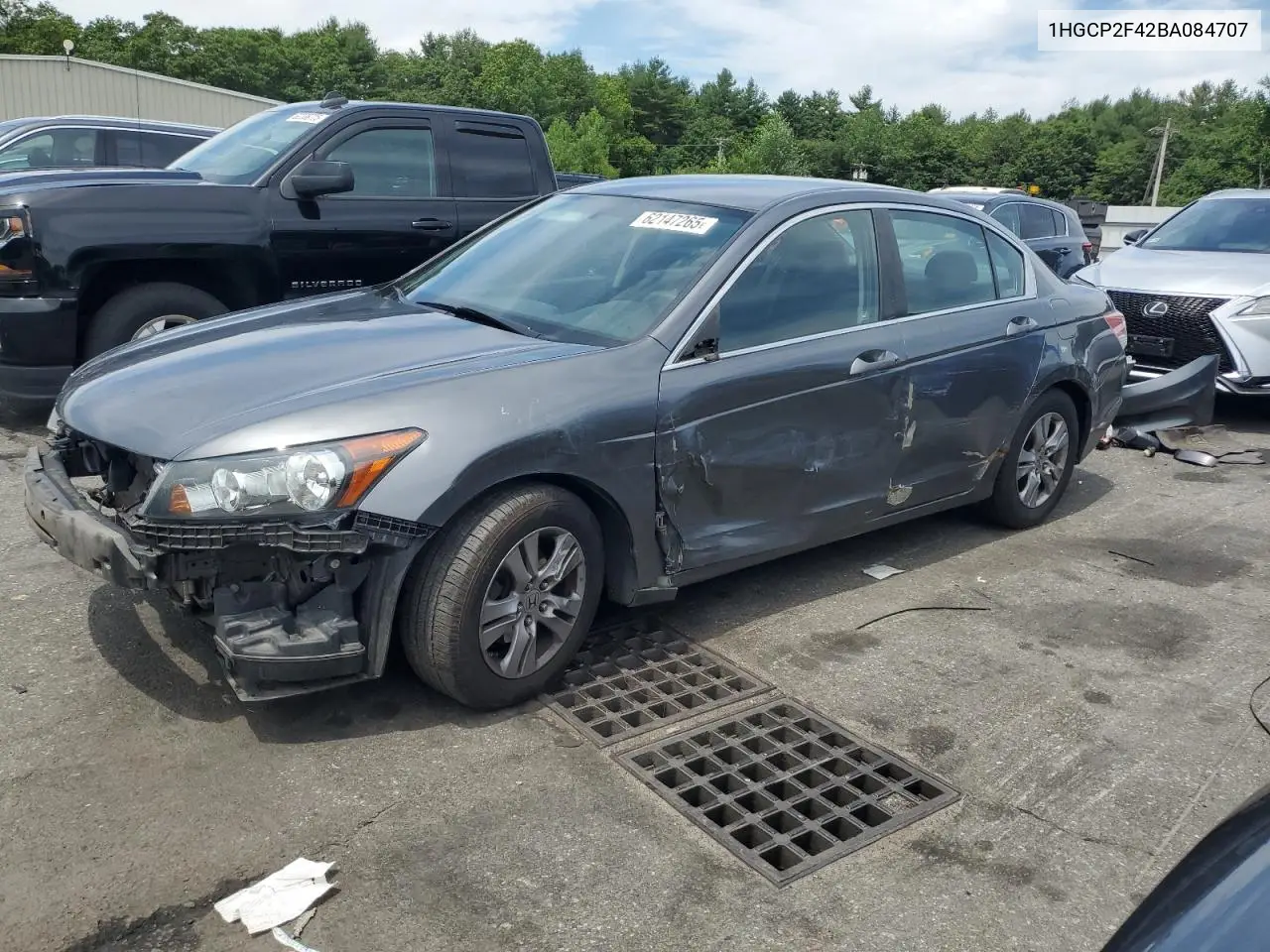 2011 Honda Accord Lxp VIN: 1HGCP2F42BA084707 Lot: 62147265