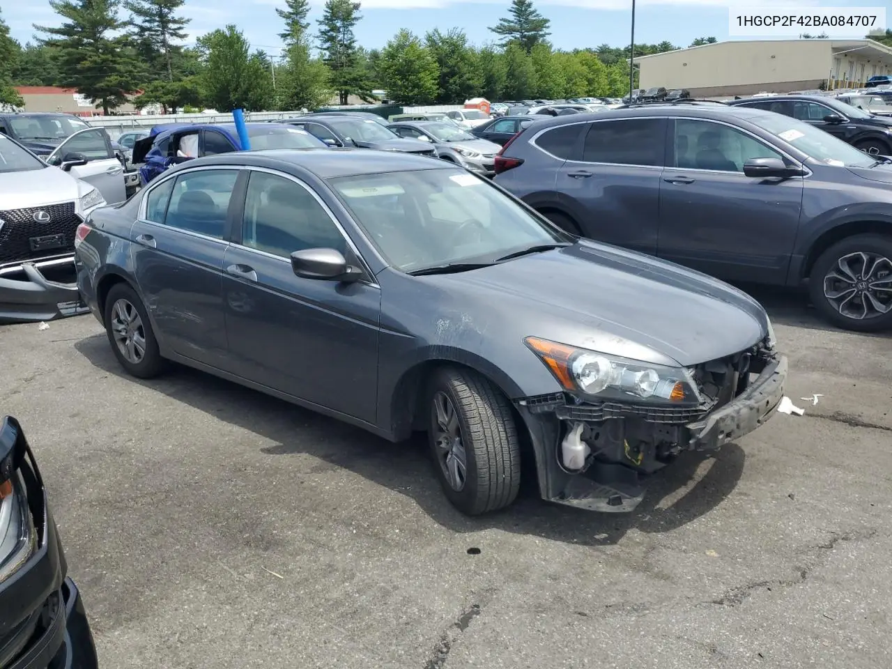 2011 Honda Accord Lxp VIN: 1HGCP2F42BA084707 Lot: 62147265