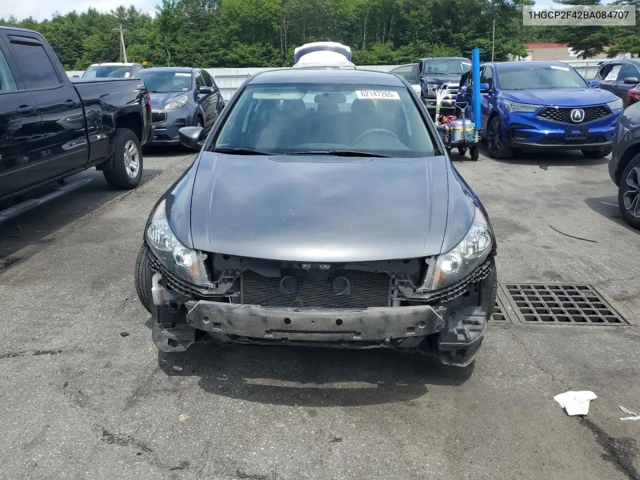 2011 Honda Accord Lxp VIN: 1HGCP2F42BA084707 Lot: 62147265