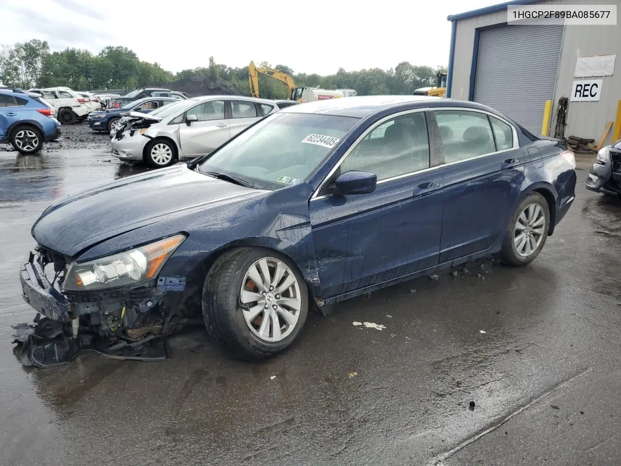 2011 Honda Accord Exl VIN: 1HGCP2F89BA085677 Lot: 62234405