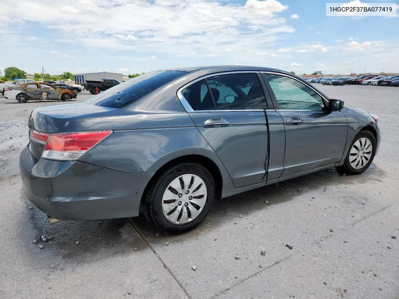2011 Honda Accord Lx VIN: 1HGCP2F37BA077419 Lot: 62310365