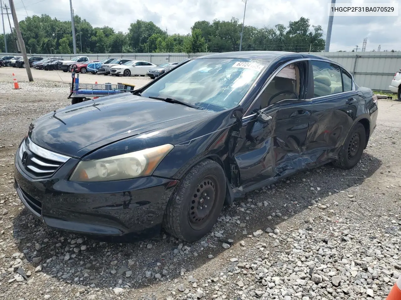 2011 Honda Accord Lx VIN: 1HGCP2F31BA070529 Lot: 62724165