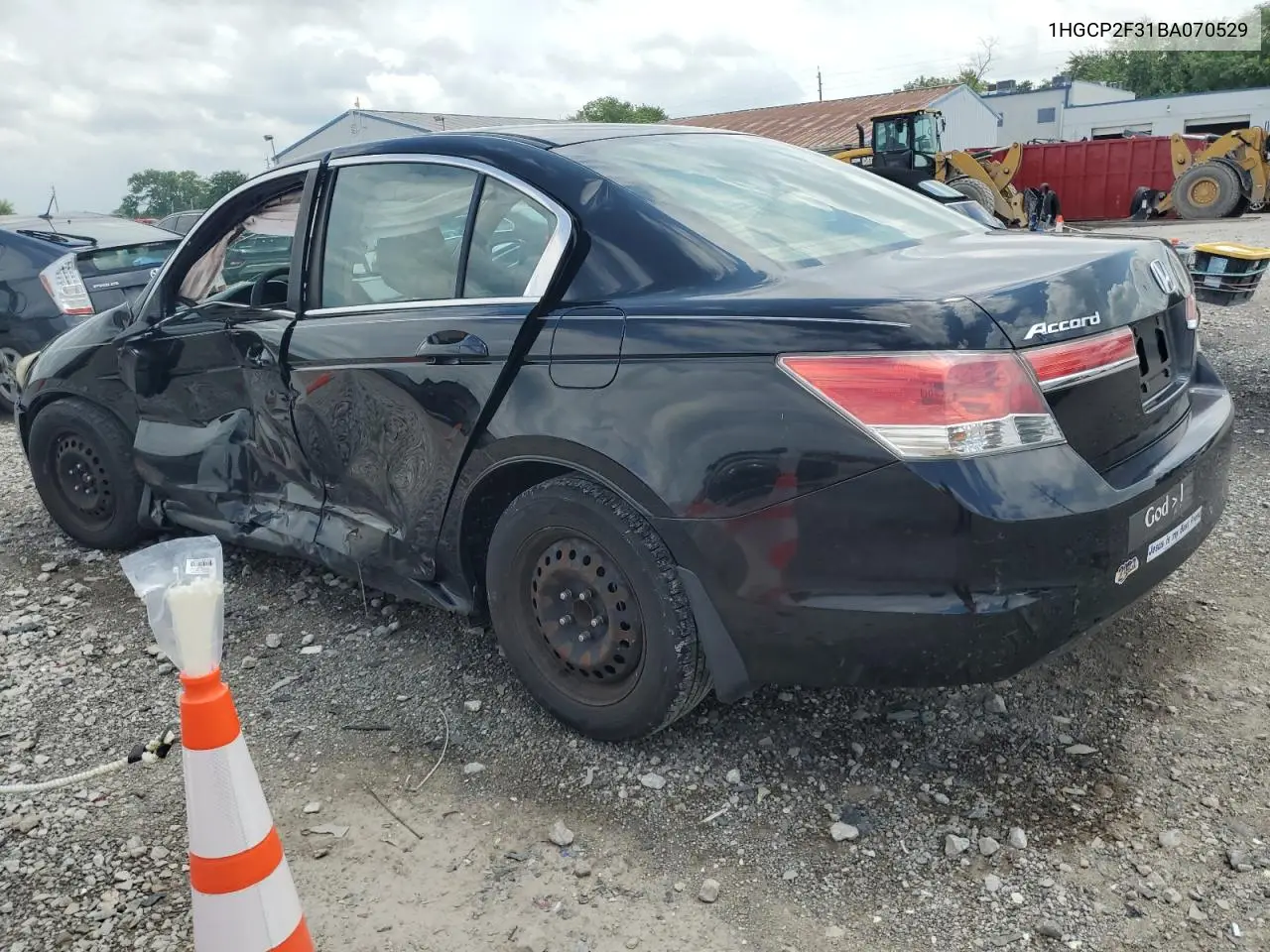 2011 Honda Accord Lx VIN: 1HGCP2F31BA070529 Lot: 62724165