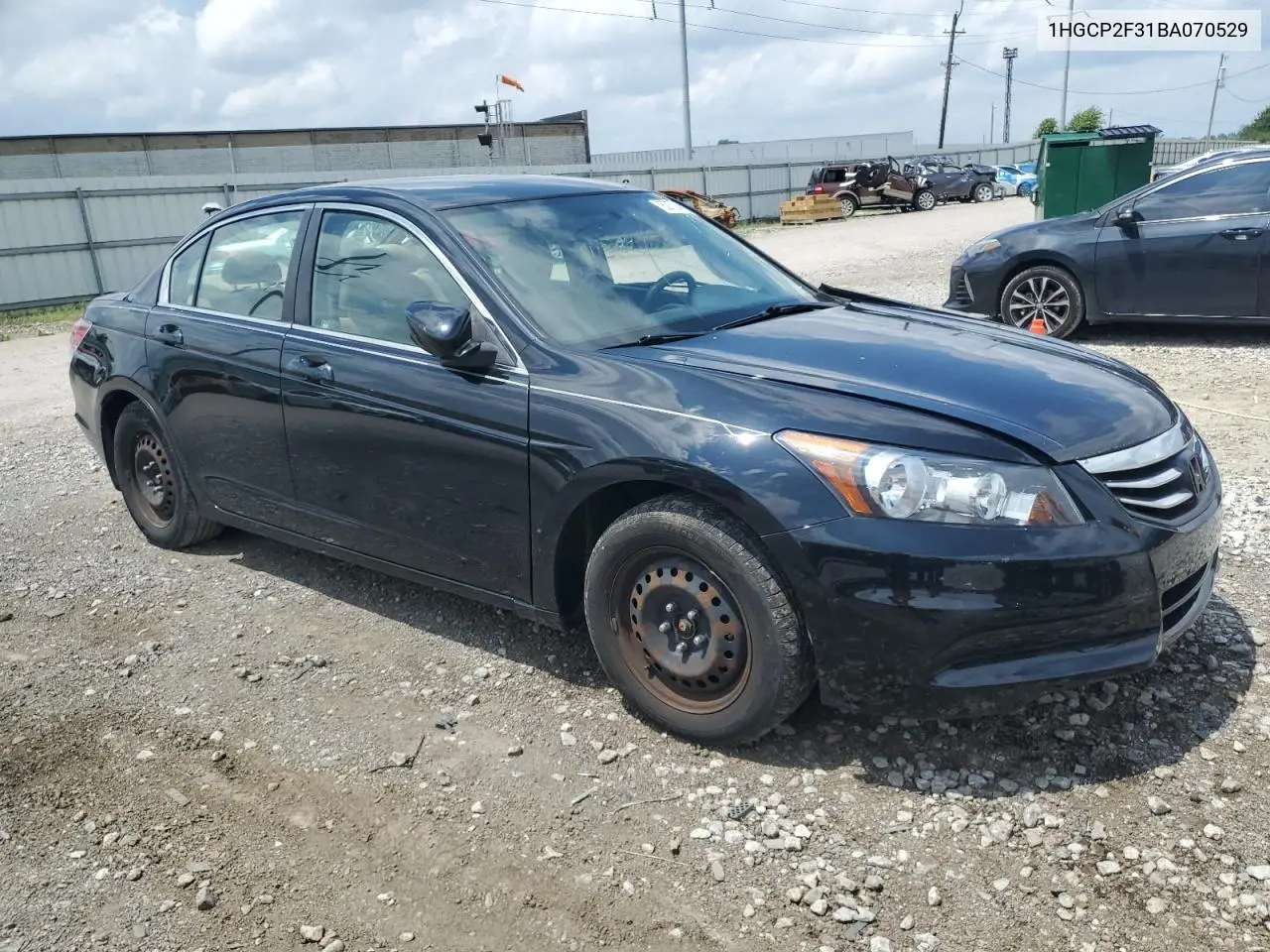 2011 Honda Accord Lx VIN: 1HGCP2F31BA070529 Lot: 62724165