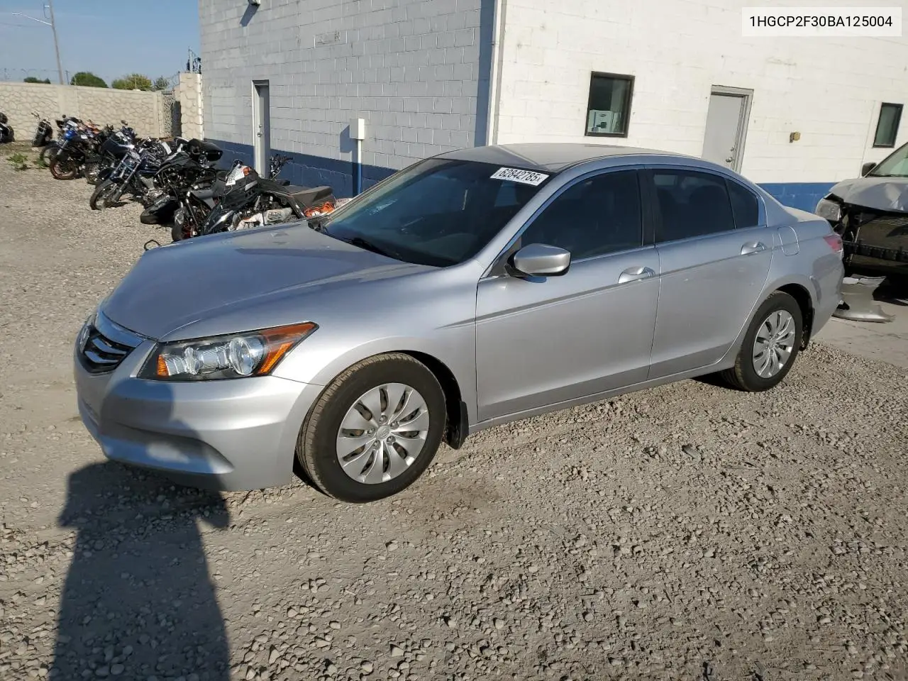 2011 Honda Accord Lx VIN: 1HGCP2F30BA125004 Lot: 62842785