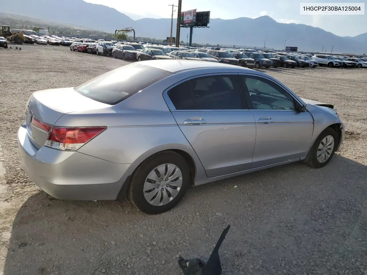 2011 Honda Accord Lx VIN: 1HGCP2F30BA125004 Lot: 62842785