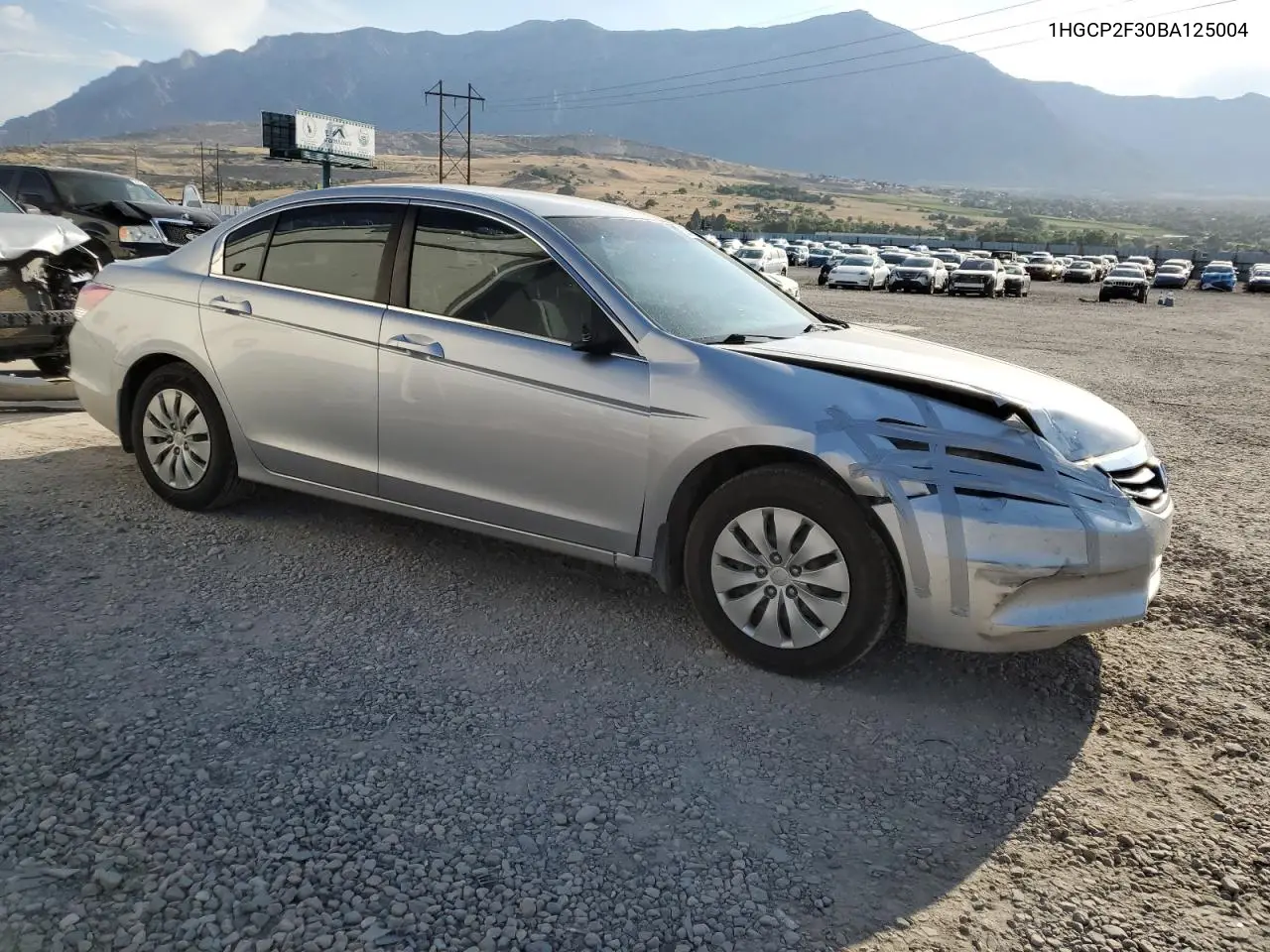 2011 Honda Accord Lx VIN: 1HGCP2F30BA125004 Lot: 62842785