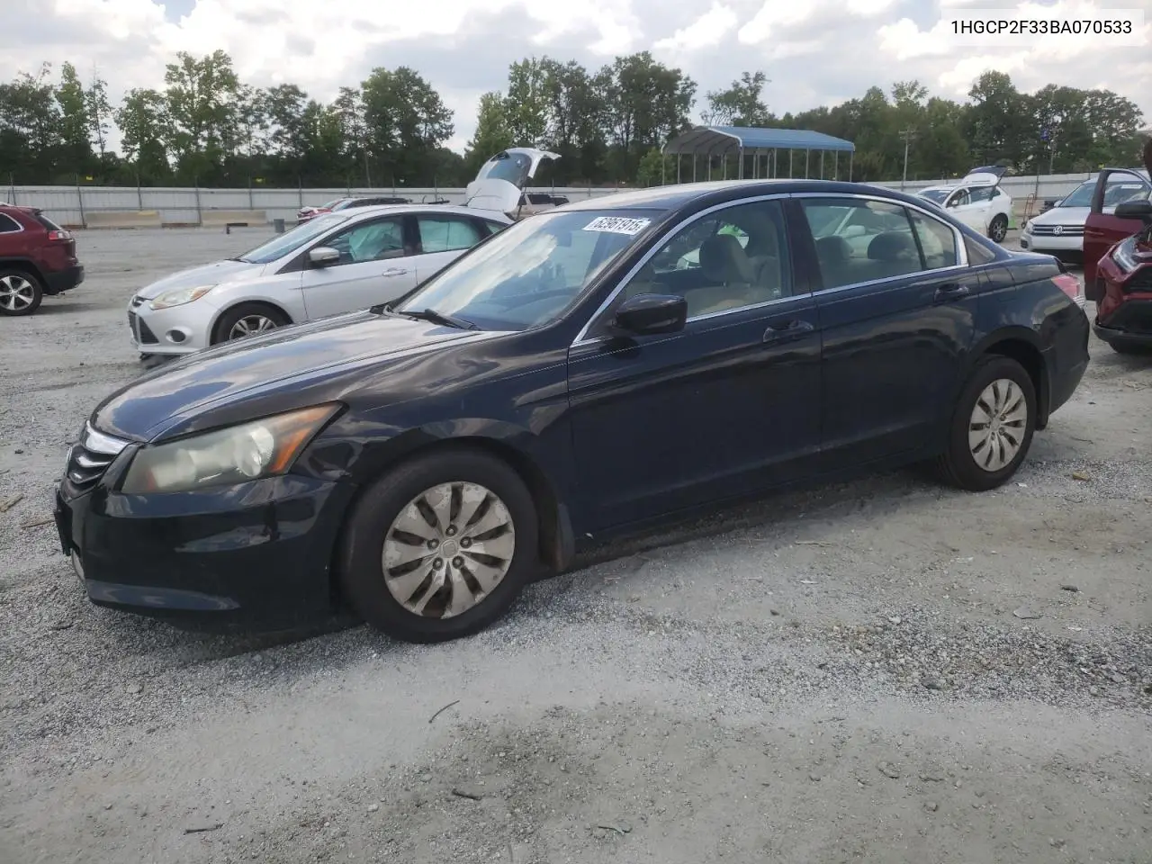 2011 Honda Accord Lx VIN: 1HGCP2F33BA070533 Lot: 62961915