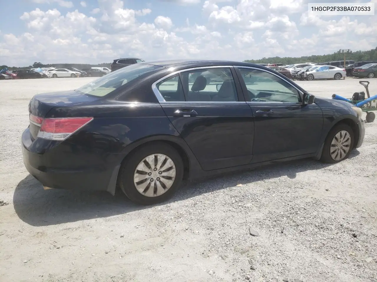 2011 Honda Accord Lx VIN: 1HGCP2F33BA070533 Lot: 62961915