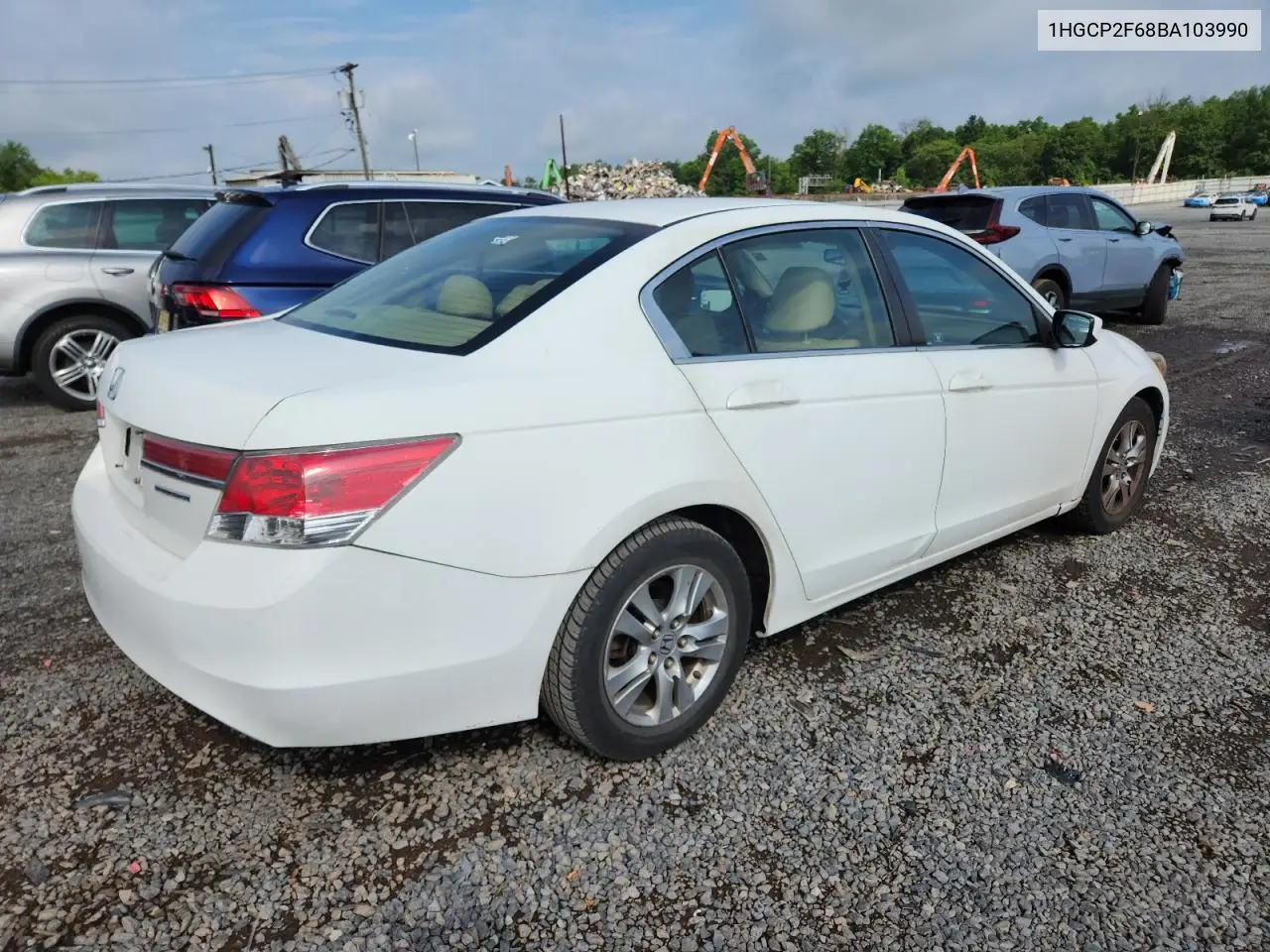 2011 Honda Accord Se VIN: 1HGCP2F68BA103990 Lot: 63222425