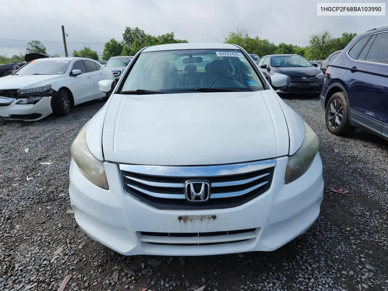 2011 Honda Accord Se VIN: 1HGCP2F68BA103990 Lot: 63222425