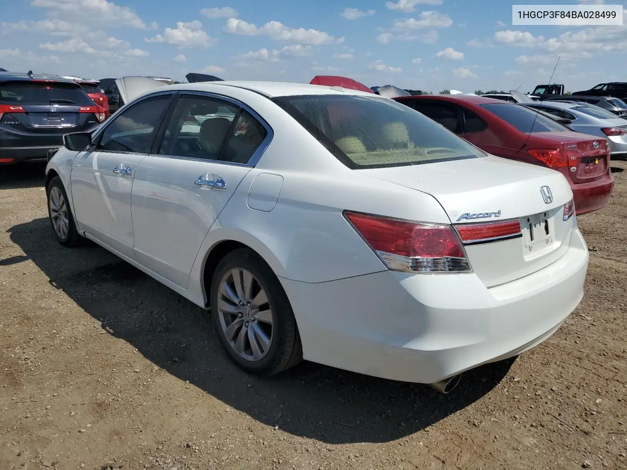 2011 Honda Accord Exl VIN: 1HGCP3F84BA028499 Lot: 63231545