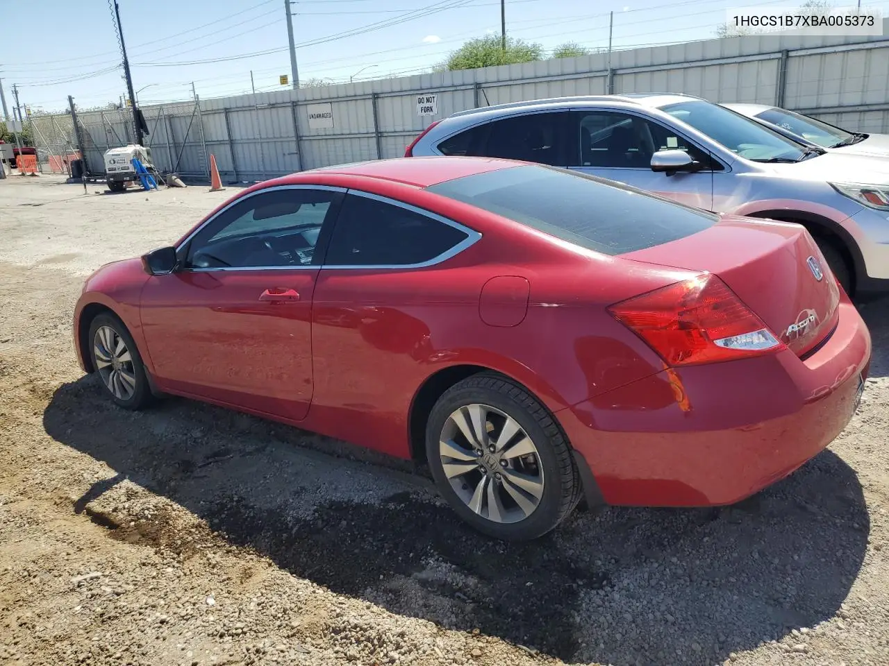 2011 Honda Accord Ex VIN: 1HGCS1B7XBA005373 Lot: 63326365