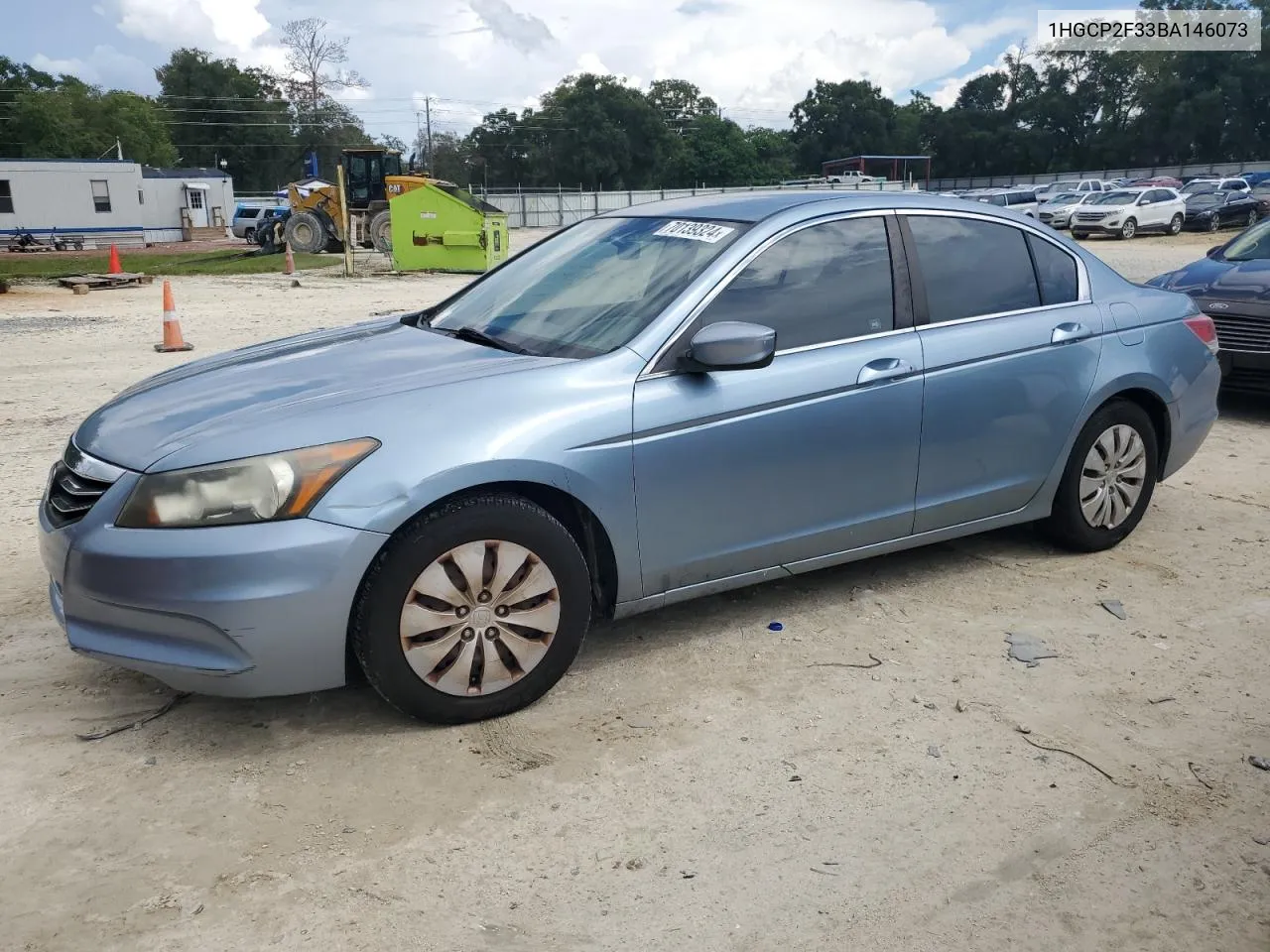 2011 Honda Accord Lx VIN: 1HGCP2F33BA146073 Lot: 70139324